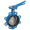 Butterfly valve Type: 6331 Ductile cast iron/Stainless steel/EPDM-EC1935 Centric Squeeze handle PN16 Wafer type DN150 - 6"